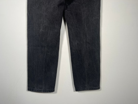 Vintage 80s 90s USA Made Lee Black Denim Jeans - 34