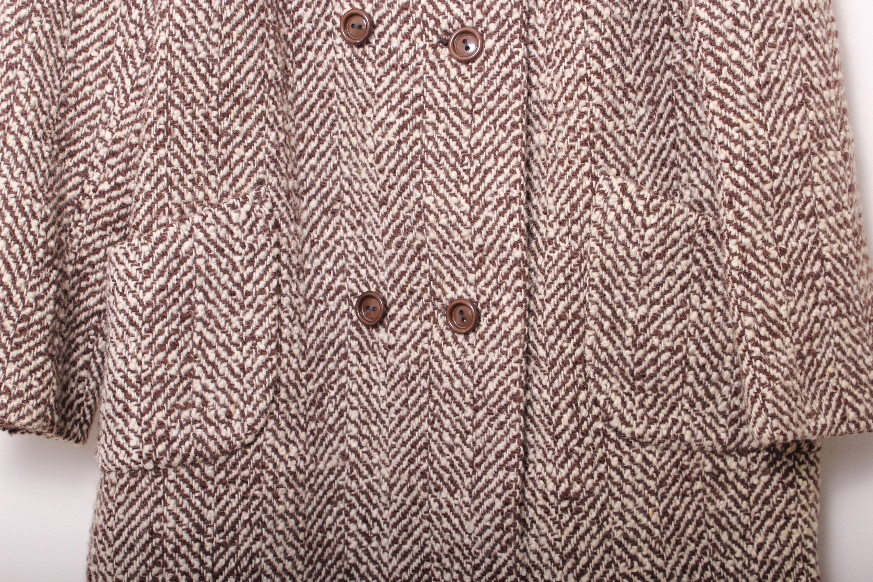RARE Vintage 50s 60s Colette Modes Donegal Handwoven Tweed - Etsy