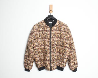 Men's Vintage ROBERT STOCK Silk Jacket 90's 80's_1990's 1980