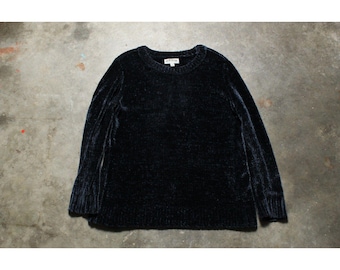 Vintage Y2K 90's Orvis Chunk Chenille Knit Sweater - Large