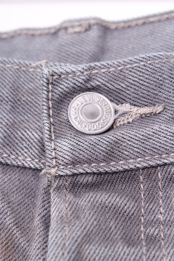 Vintage Levis Red Tab Gray 501 XX Distressed Stai… - image 3