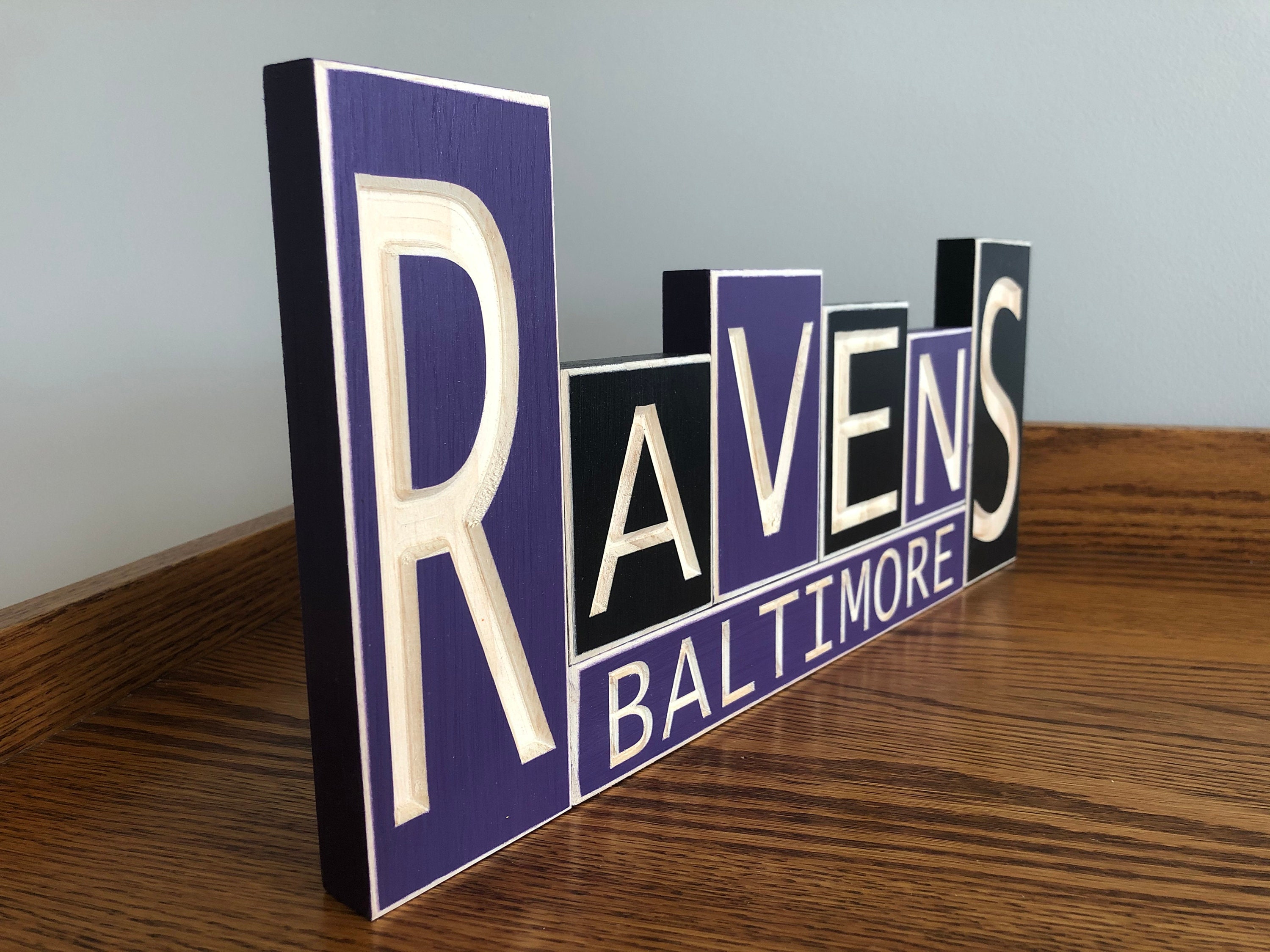 Ravens Wooden Sign for Tabletop or Wall - Etsy