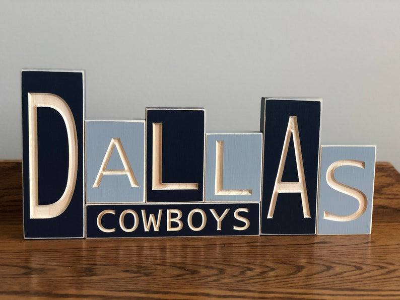Dallas Wooden Sign for Table Top or Wall - Etsy