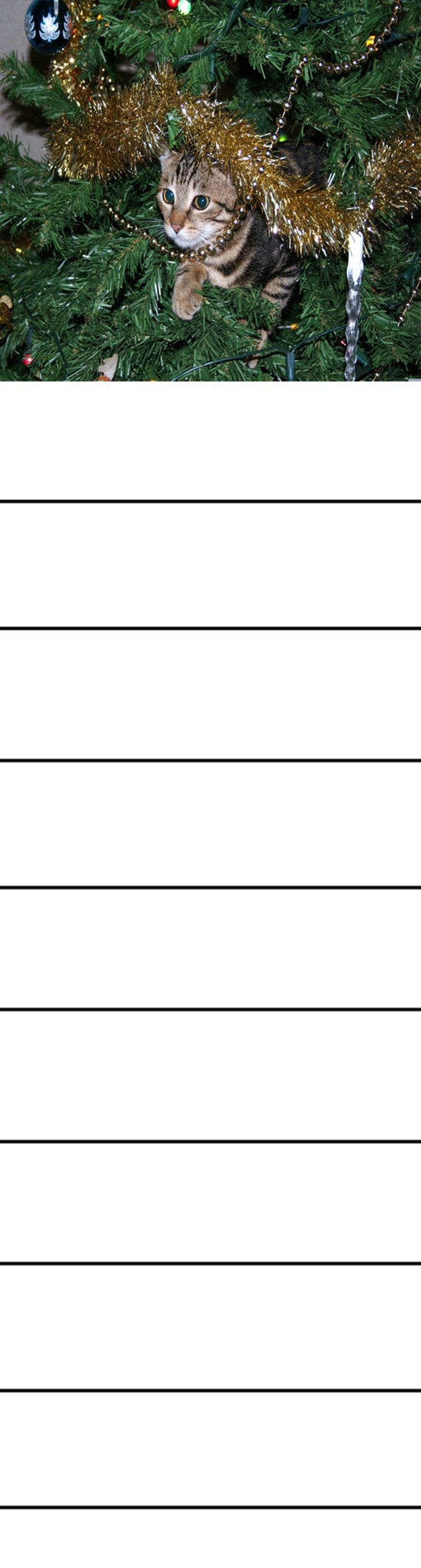 5 Printable Christmas Motif Bookmarkers Lined Note Taking Instant