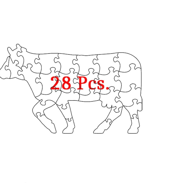 Highland Cow Scroll Saw Pattern Etsy