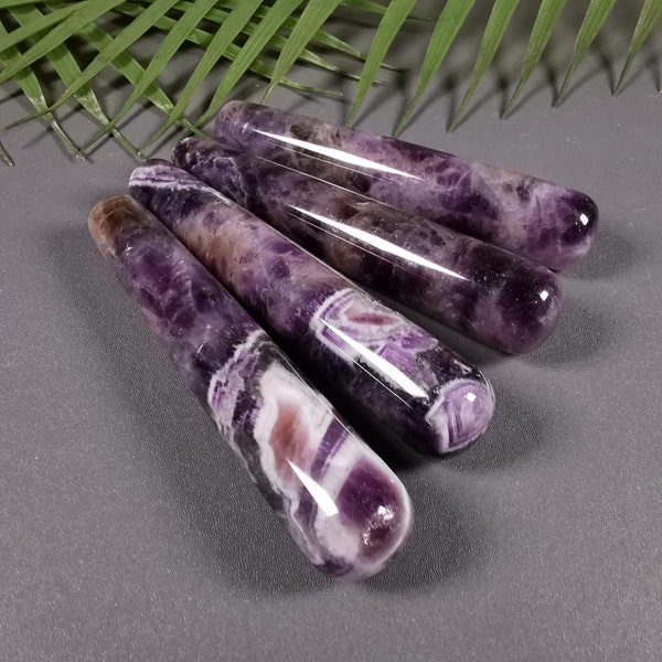 Natural Dream amethyst massage beauty bar crystal wand point healing （random delivery)