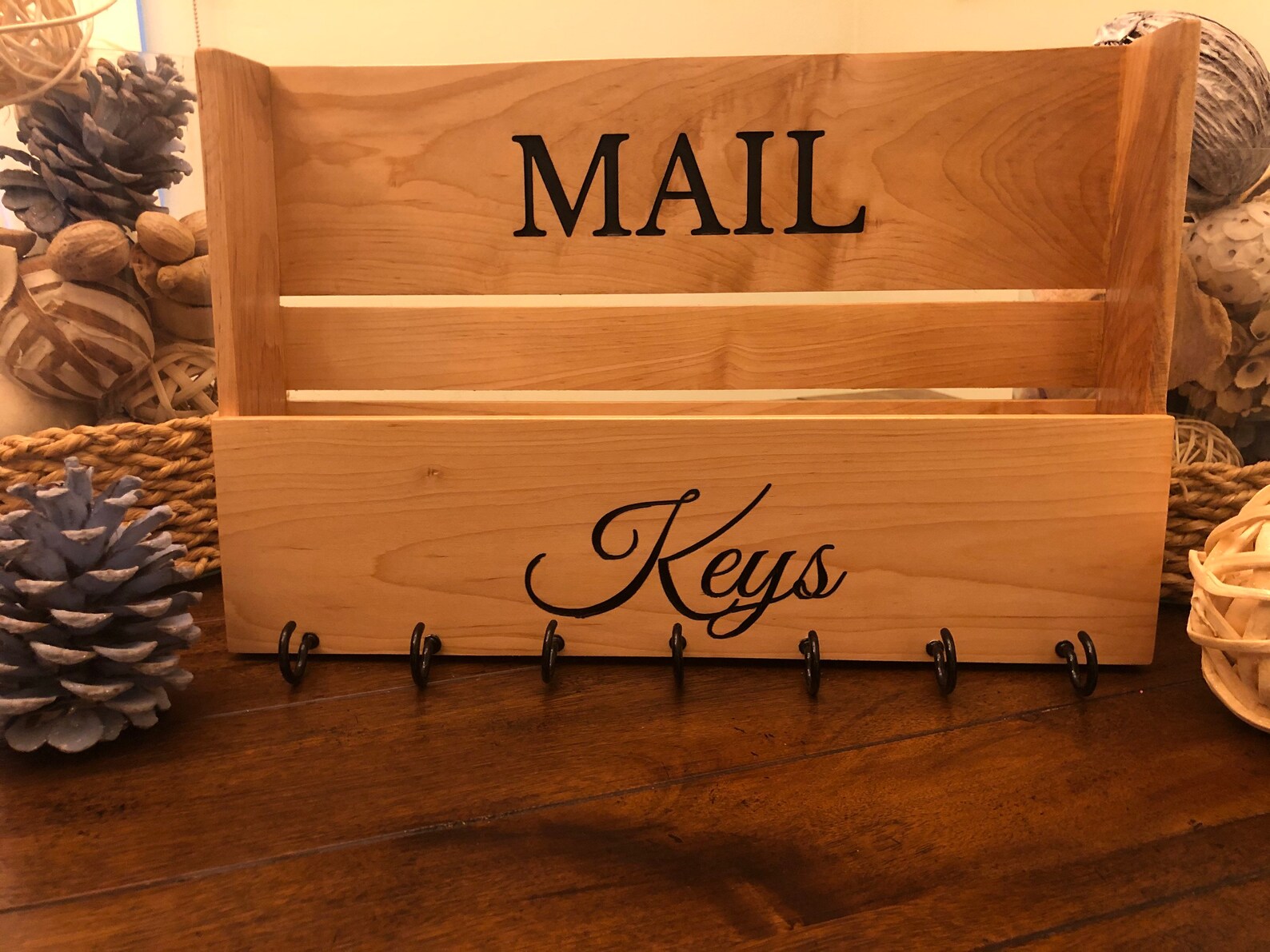 Mailbox Key Ring Holder Key Holder Indoor Mailbox Mailbox Etsy