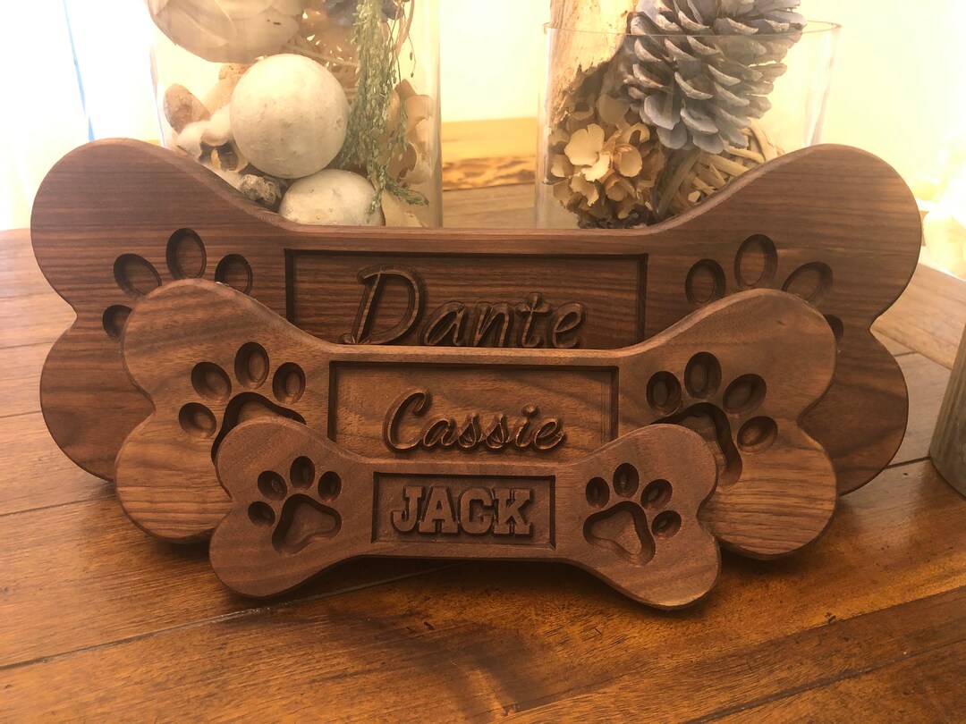 Dog Sign, Dog Crate Name Plate, Cage Accessory, Dog Kennel Name Plate