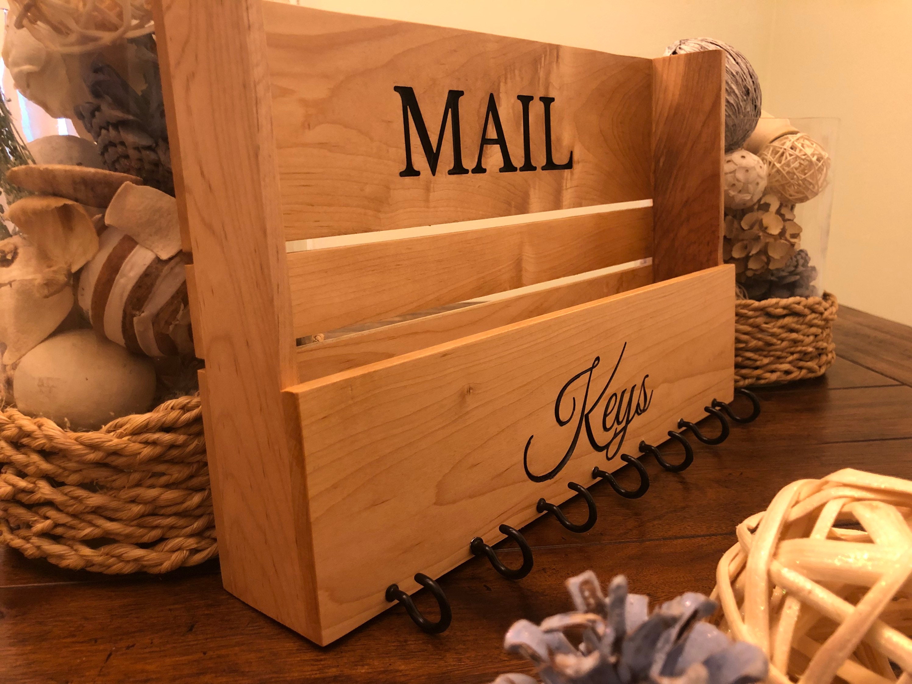 Mailbox Key Ring Holder Key Holder Indoor Mailbox Mailbox Etsy