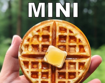 Waffle Disc Golf Mini Marker, PDGA Legal, Full Color Premium, Fade and Scratch Resistant