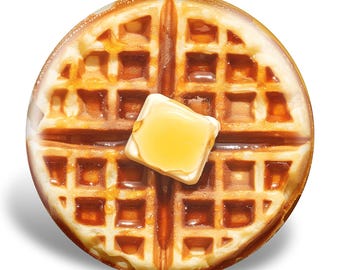 The Waffle Disc Golf Disc, Disc Golf Gift, Frisbee Art, Functional | PDGA Legal