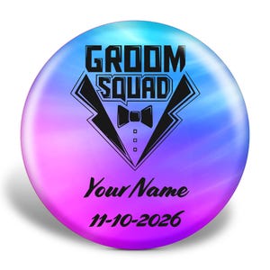 Groomsman Custom Disc Golf Disc  | Collectible Gift | Functional Art | Disc Golf Dyes | Wedding Best Man