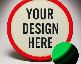 Fully Custom Glow in the Dark Disc Golf Disc