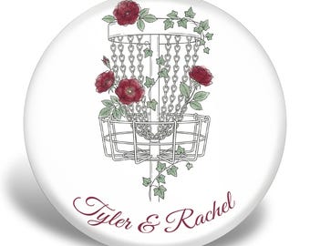 Disc Golf Disc | Floral Rose Anniversary Gift