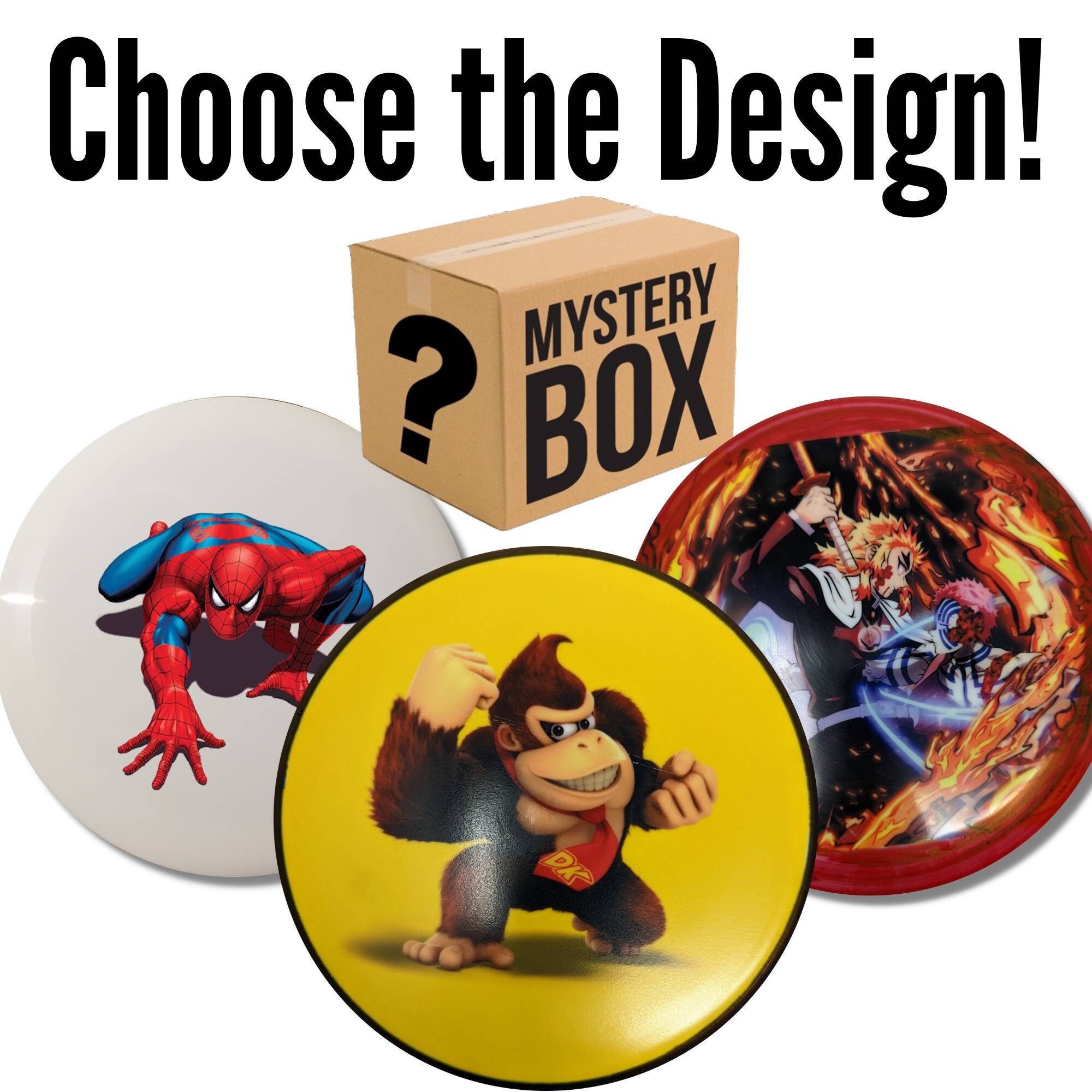 Mystery Box of Disc Golf Discs You Choose the Design Etsy