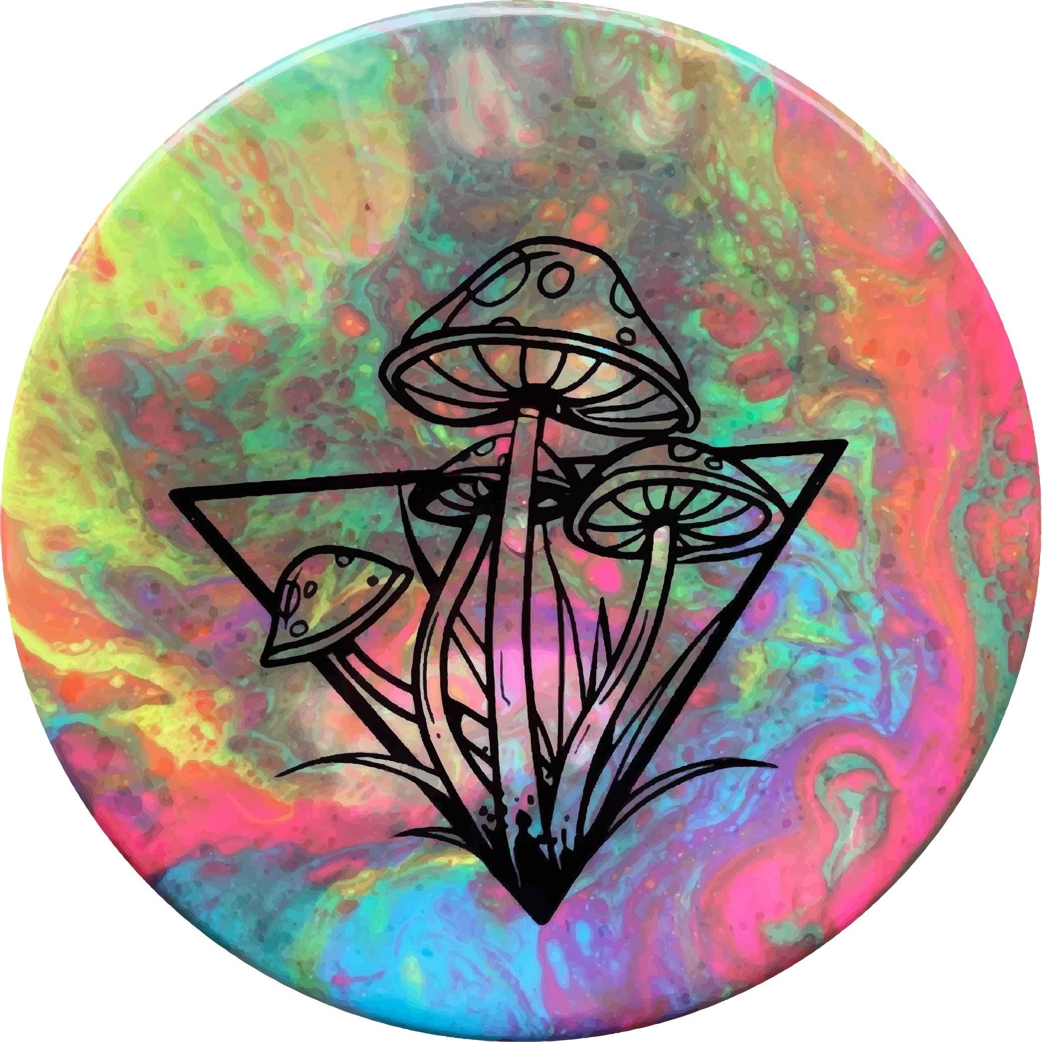 Mushrooms Custom Disc Golf Disc Shrooms Dye Trippy Art - Etsy