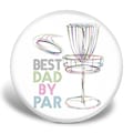 Best Dad by Par Disc Golf Disc | MVP Innova Dynamic Discs | Father Gift | PDGA Legal