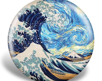The Wave X Starry Night Disc Golf Disc | Verzamelcadeau | Functionele kunst