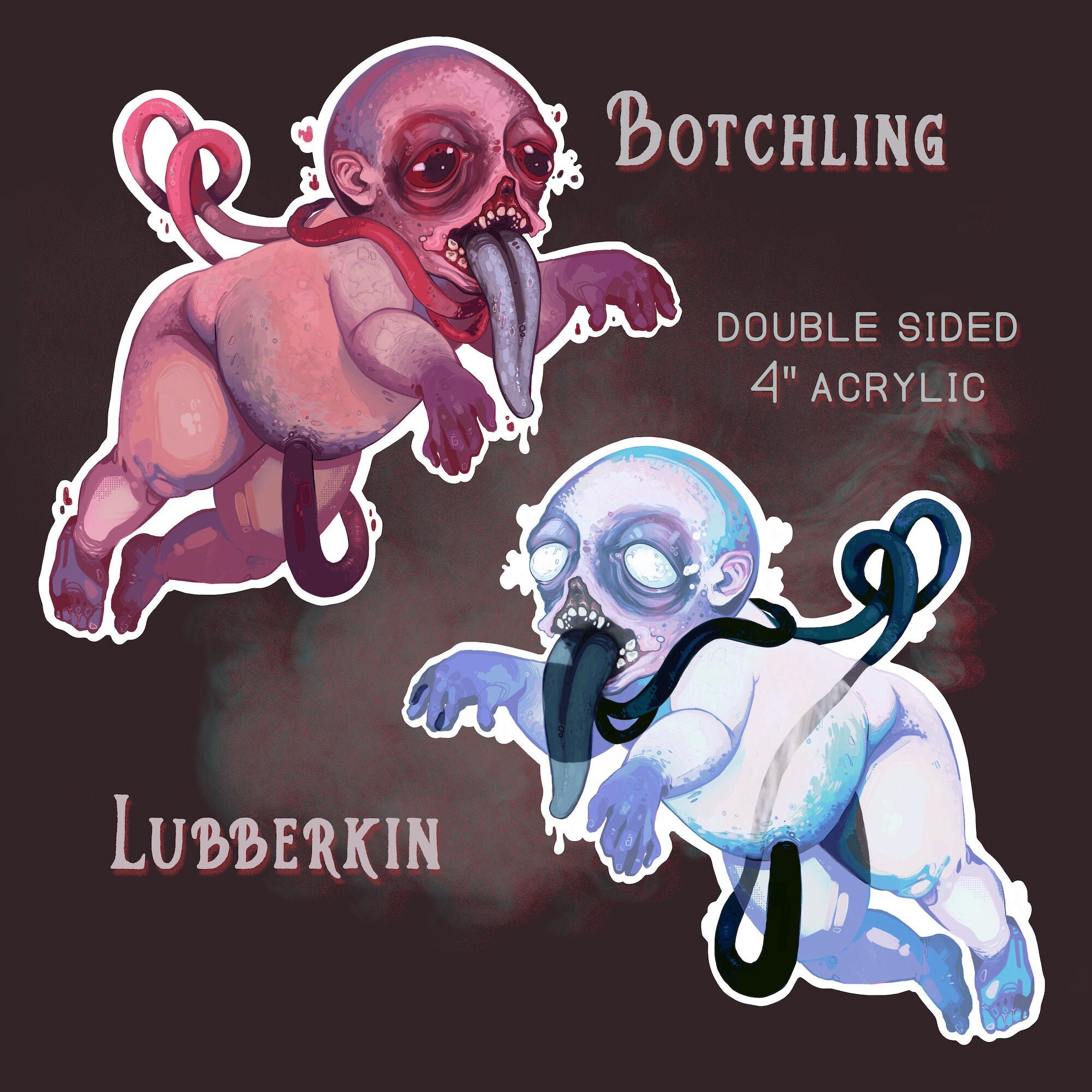 The botchling turns into a lubberkin as simply as turning the charm over. 