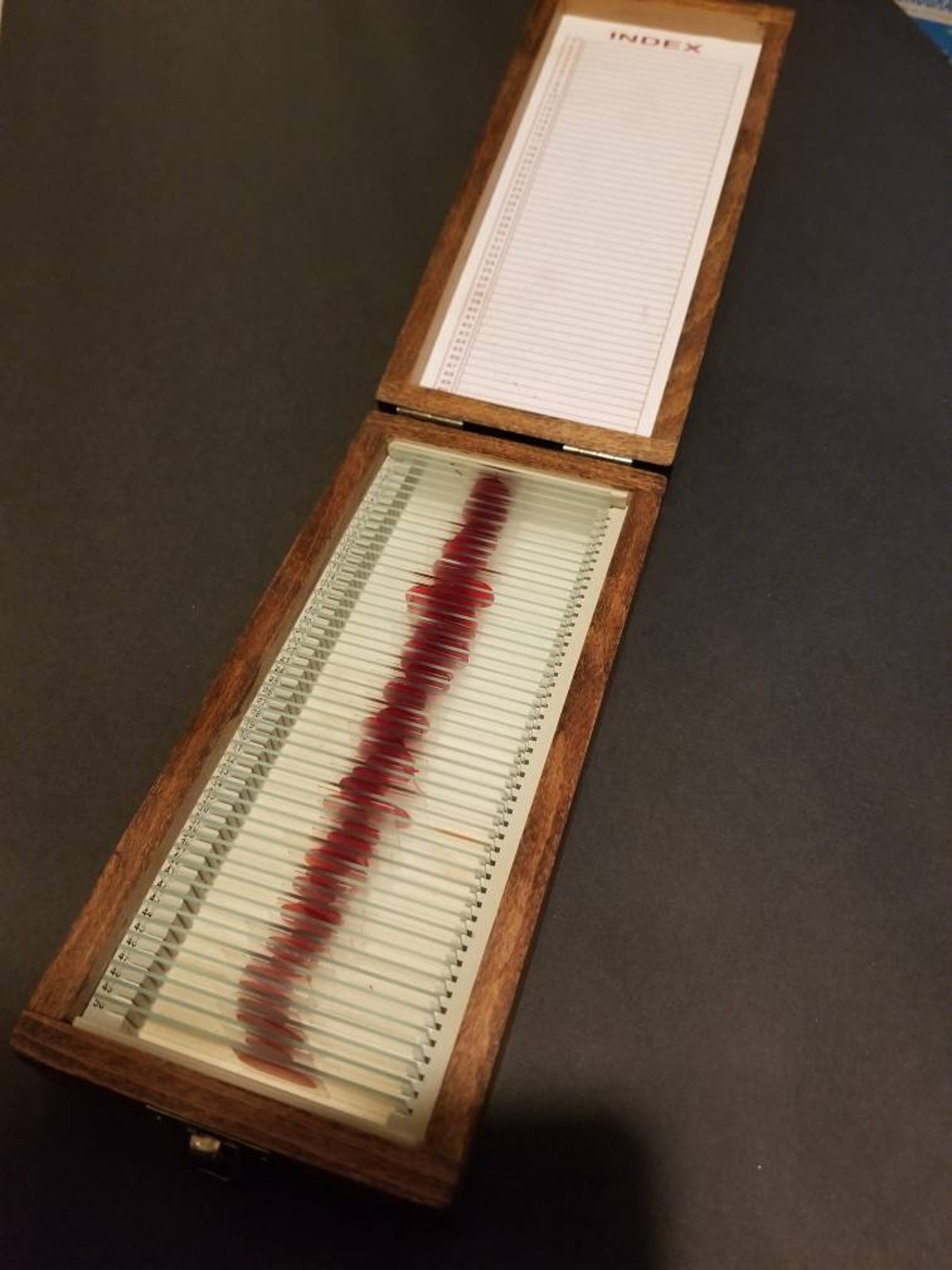 Dexter Blood Slide Box Etsy