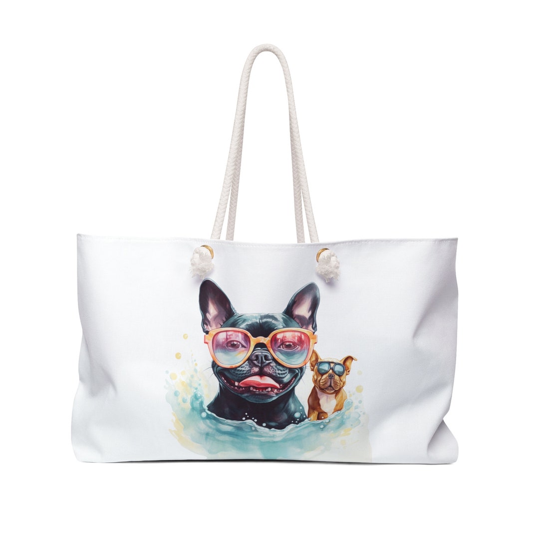 Weekender Bag Frenchie Bulldog Bag French Bulldog Bag - Etsy
