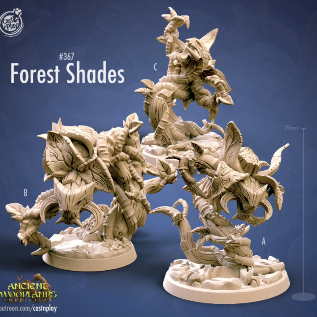 Forest Shade Monsters Dnd Pathfinder Sigmar Castnplay Etsy