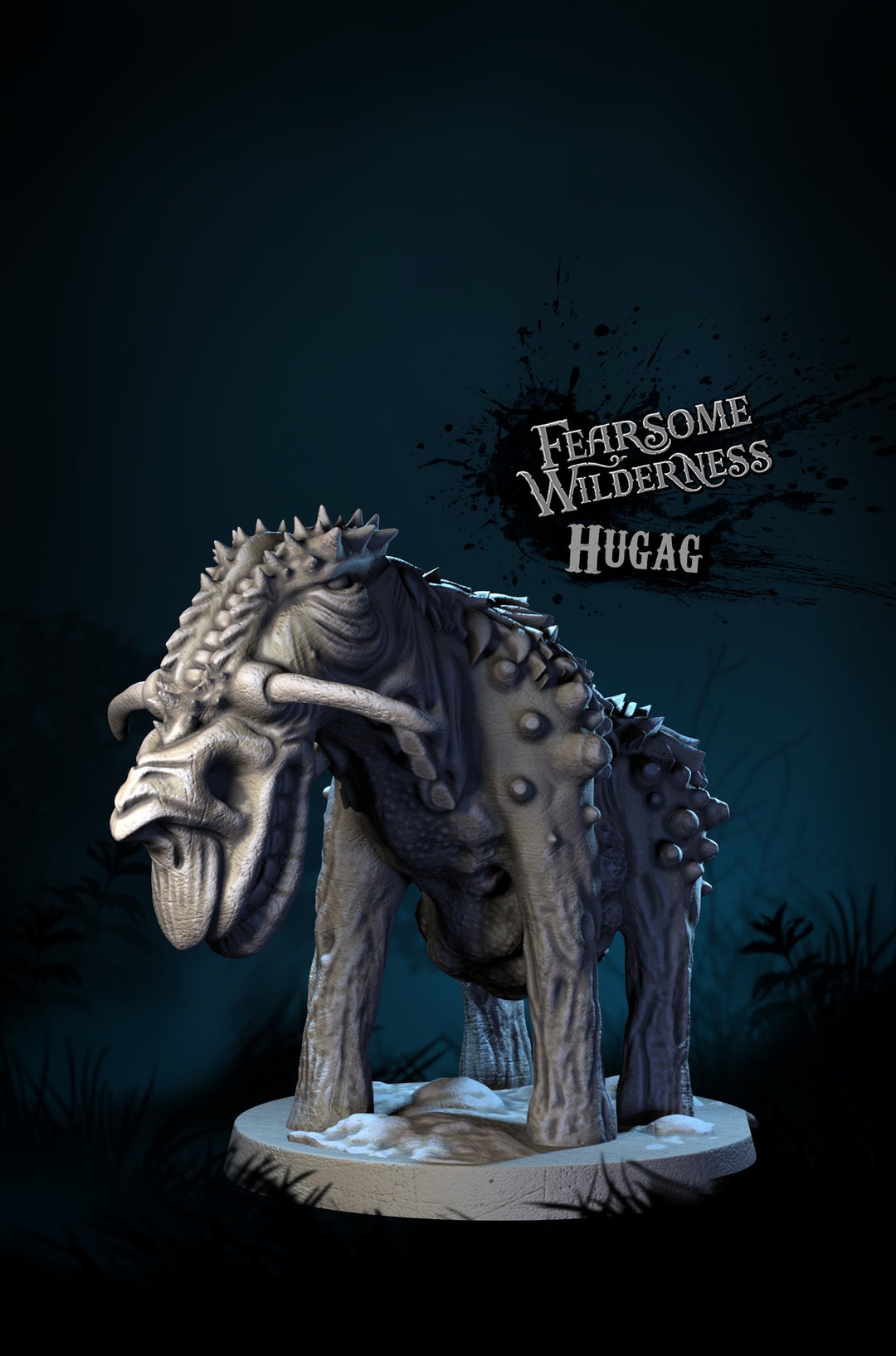 Fearsome Wilderness Critters Hugag Miniature | Tabletop Minis