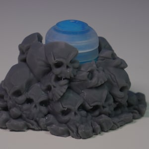 Pile of Skulls Paint Pot Holder | Anti-Spill | Holder for Paint Pots and Shade Wash Pots | Tabletop Gaming Accessory