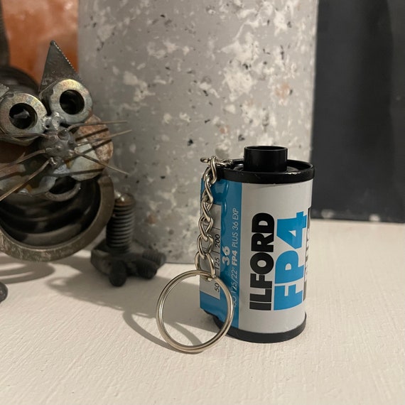 35mm Film Reel Keyring Vintage Camera Film Keychain Ilford FP4 Etsy