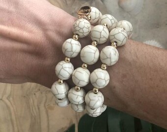 White Turquoise Bracelet