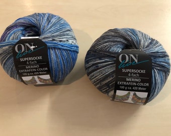 ONline Supersocke 4-fach Merino Extrafein-Color Sortierung 354