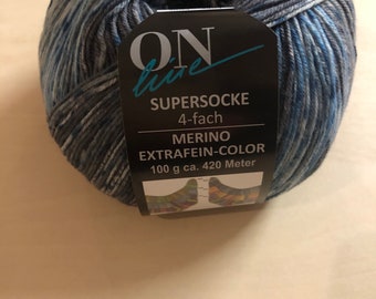 ONline Supersocke 4-fach Merino Extrafein-Color Sortierung 354