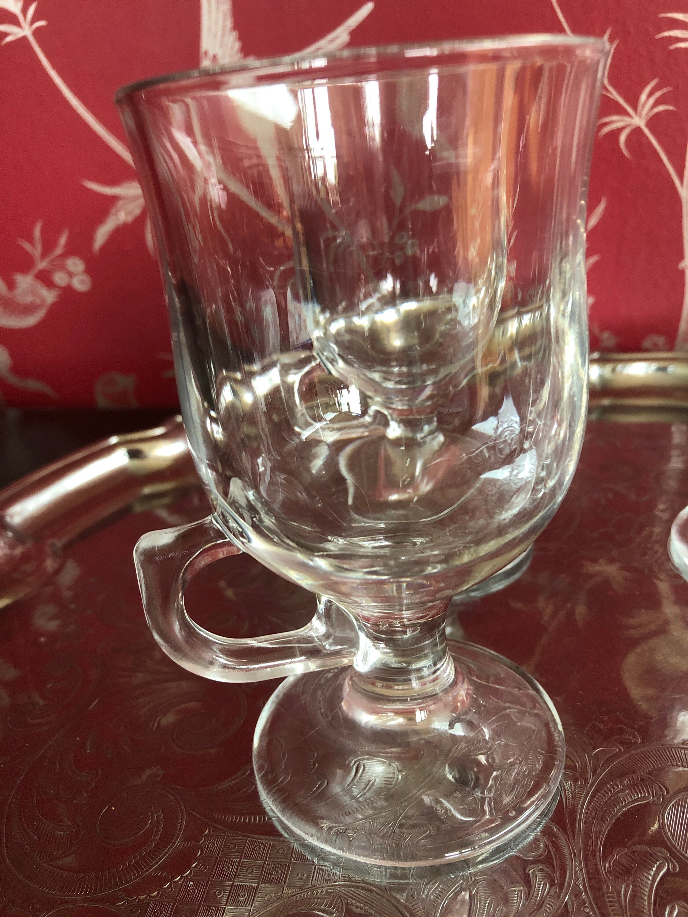 Liqueur Coffee Hot Chocolate Glasses Set of Four Etsy UK