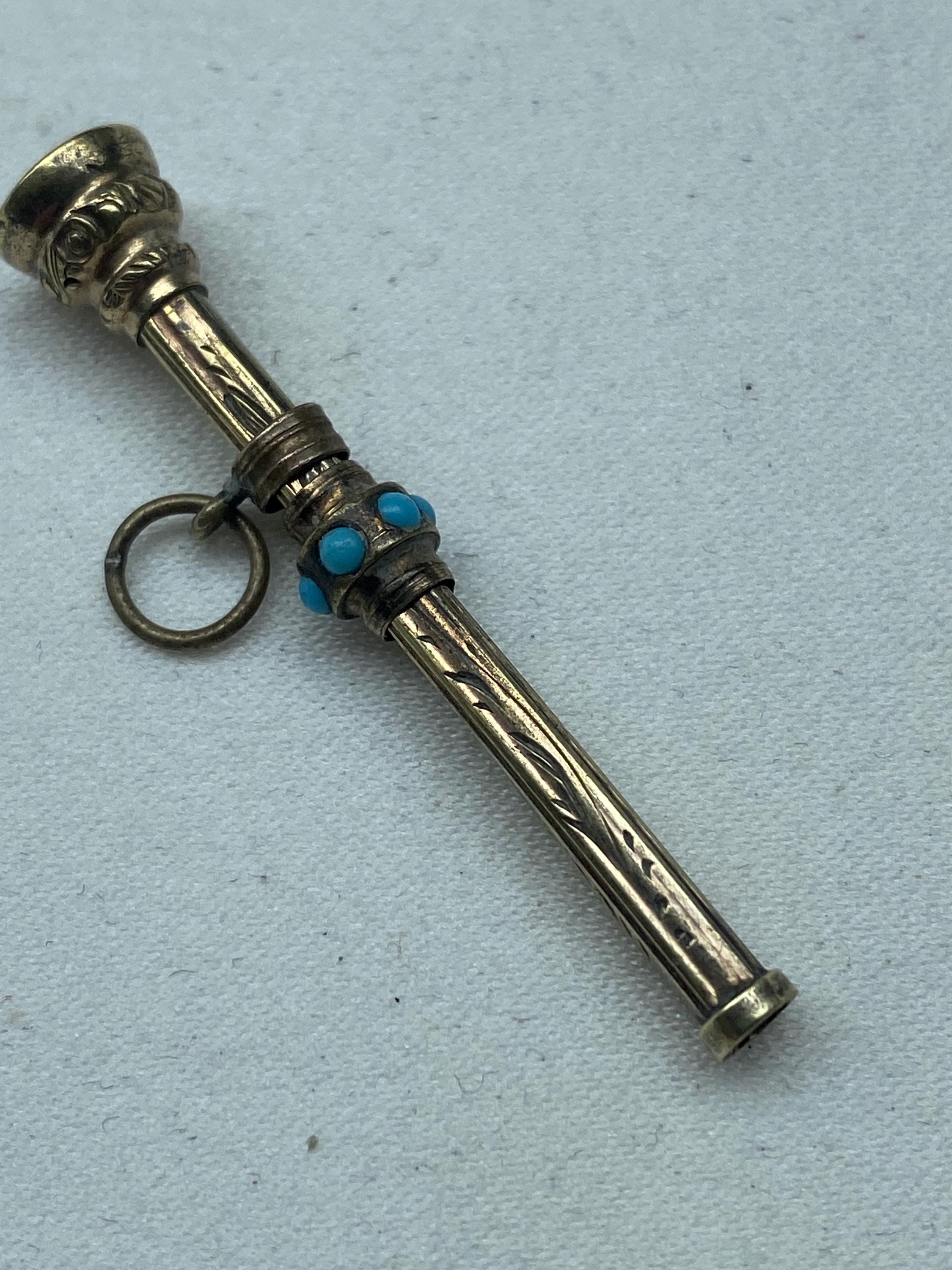 Sampson Mordan Pencil Gold - Etsy UK