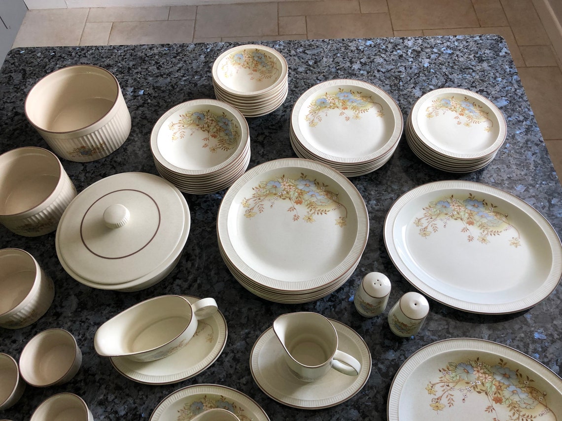 Poole Melbury dinner service 59 pieces 8 place settings Etsy