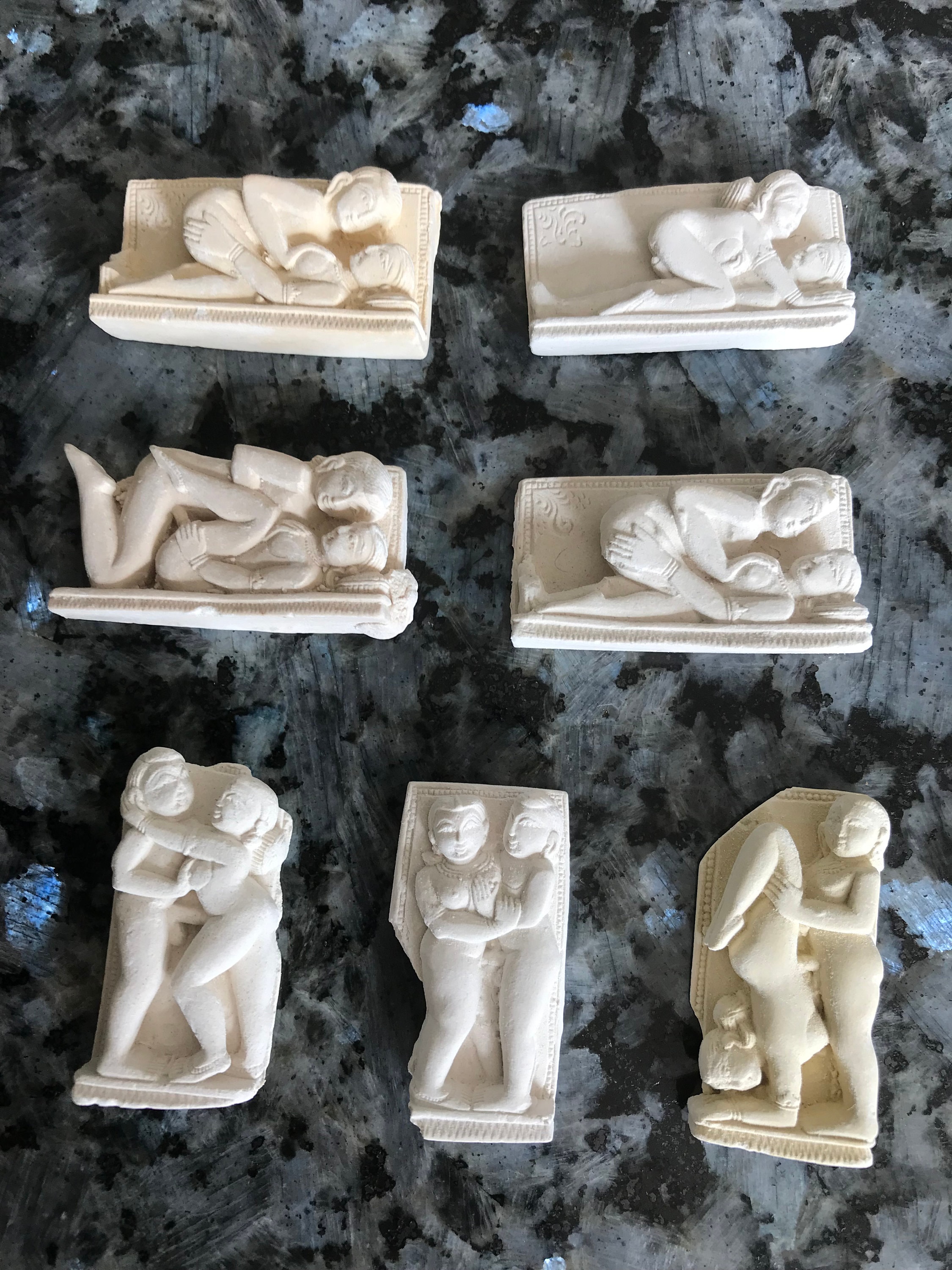 Vintage Set of Pottery Kama Sutra Erotic Plaques Etsy