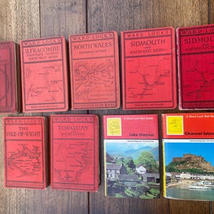 Ward Lock’s Illustrated Guide Books selection from 1920’s to 1970’s available separately