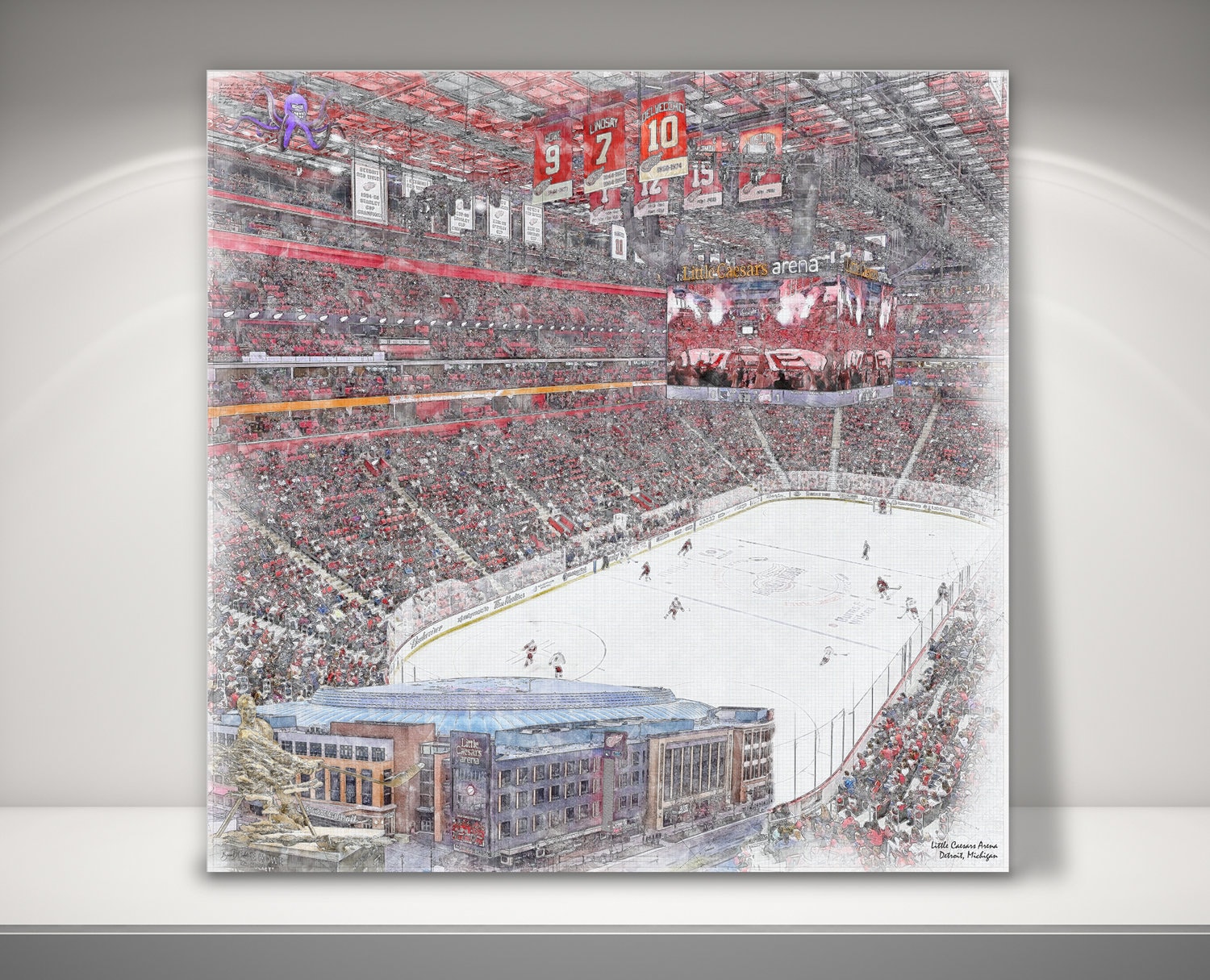 Joe Louis Arena auction gives you chance to own Al the Octopus