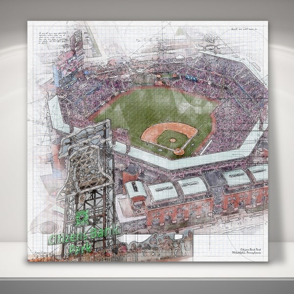 Philadelphia Sports Canvas Wall Art Etsy