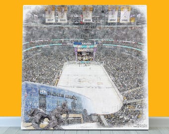 Pittsburgh Penguins Hockey Wall Art, PPG Paints Arena Print or Canvas