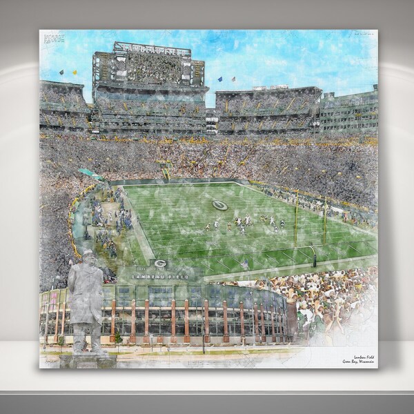 Lambeau Field Print Etsy