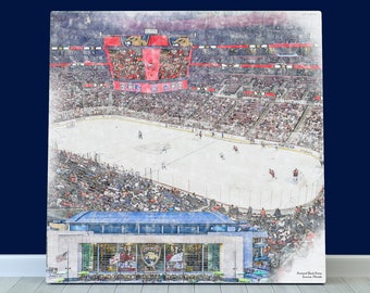 Florida Panthers Hockey Wall Art, Amerant Bank Arena Print or Canvas