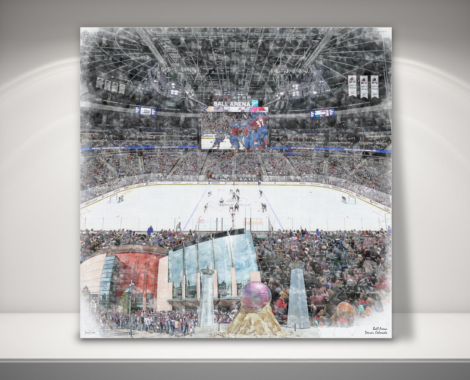 NHL Stanley Cup Western Conference Final Colorado Avalanche x Edmonton  Oilers Art Decor Poster Canvas - REVER LAVIE