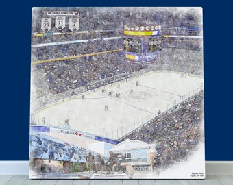 Buffalo Sabres Hockey Wall Art, KeyBank Center Print or Canvas