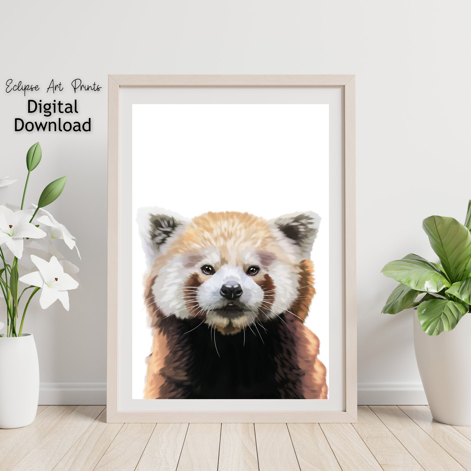 Red Panda Print Red Panda Wall Art Red Panda Art Red Panda - Etsy