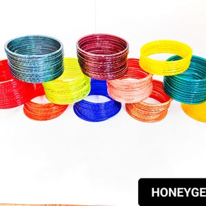 144 Bangles Multi Color Bangles 12 Pieces Each Color Of 12 Color Plain Cutting Glass Bangles For Girls And Women Free Shipping