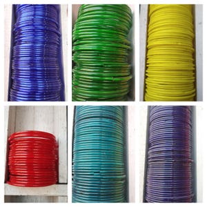 12 Pieces Indian Bollywood Costume Wedding Style Plain Glass Bangles for girls and women free shipping