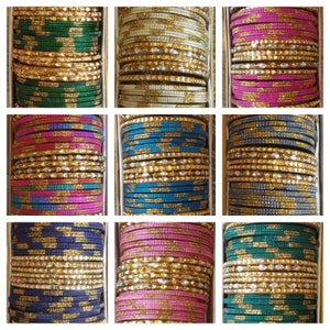 108 Bangles Multi Color Bangles 9 Pieces Each Color Of 9 Color Bangles For Girls And Women Free Shipping