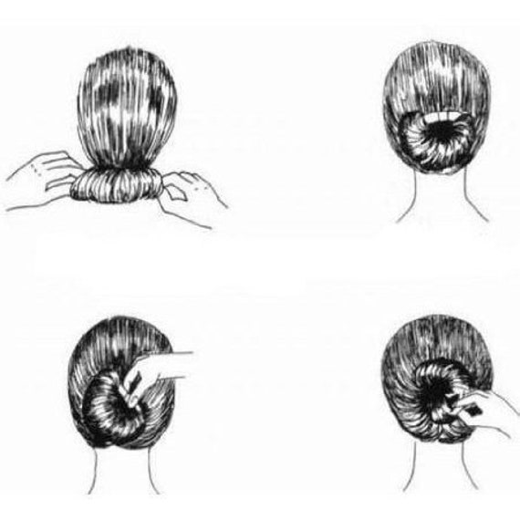 New French Bun Hairstyle Step By Step - French Roll Hairstyle With Clutcher  - Fashion - Nigeria