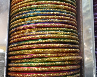 Indiamart Green And Red Glass Bangles Dual Tone Rain Drop Parrot